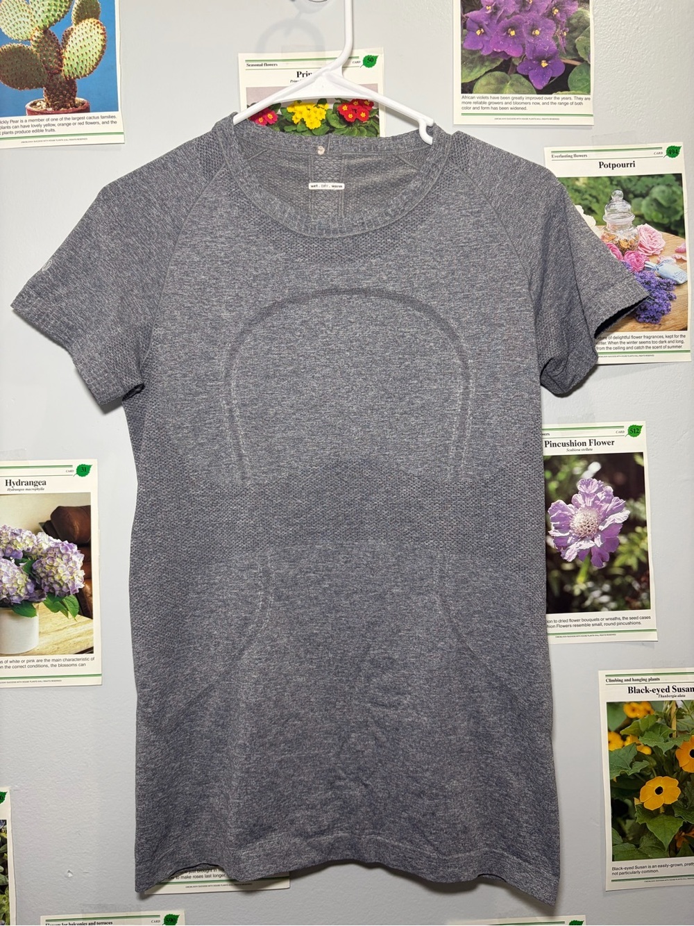 lululemon athletica Heathered Charcoal Short Sleeve Tee